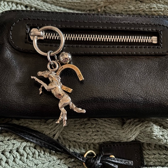 Chloe Handbags - Rare Vintage Chloé Kerala Leather Continental Wallet with Charms - Black